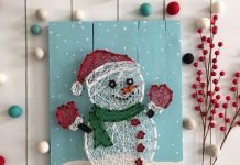 Идеи новогоднего стринг арта