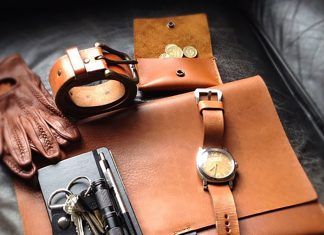 Модные аксессуары из натуральной кожи
